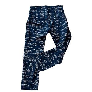 New Lululemon Full-On Luxtreme Wunder Under Graf Black White Crop Leggings